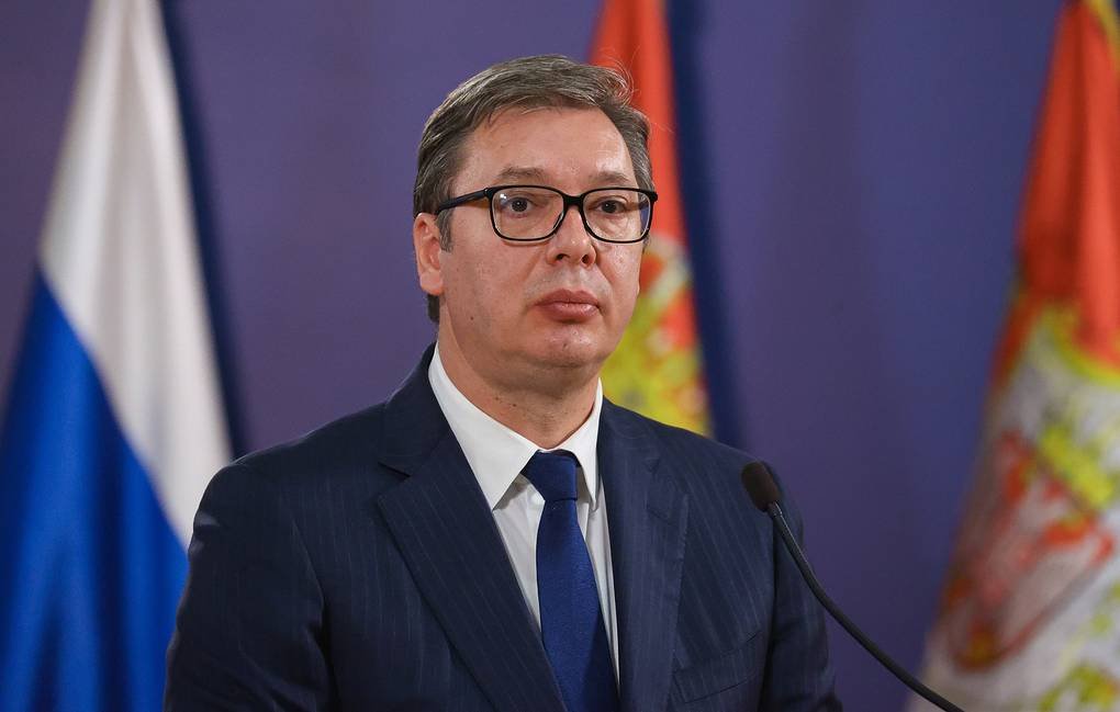 Russia Foreign Minister Lavrov meets with Serbia President Vucic