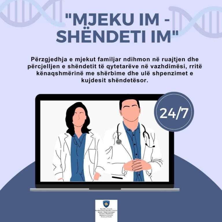 Fillon Projekti për Përzgjedhjen e Mjekut Familjar në tërë territorin e Republikës së Kosovës.