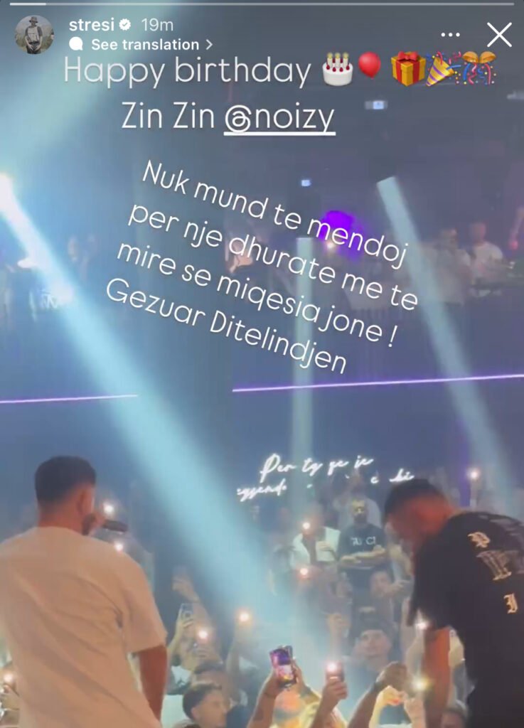Ky është urimi që Stresi i bëri Noizy-t për ditëlindje