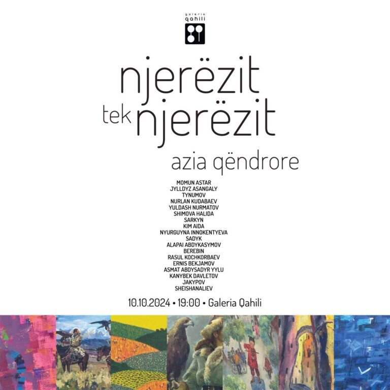 “Njerëzit tek njerëzit: Azia Qëndrore”, ekspozita që do të përfshijë 18 artistë në Galerinë Qahili