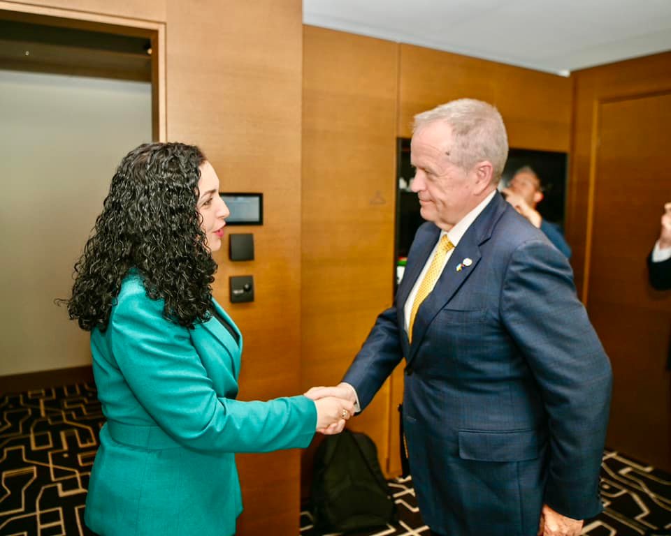 Osmani takon ministren e Jashtme australiane: Kosova e interesuar t’i thellojë raportet me Australinë