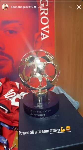 U shpall më i miri i ndeshjes ndaj Real Madridit, vjen reagimi emocionues i Zhegrovës