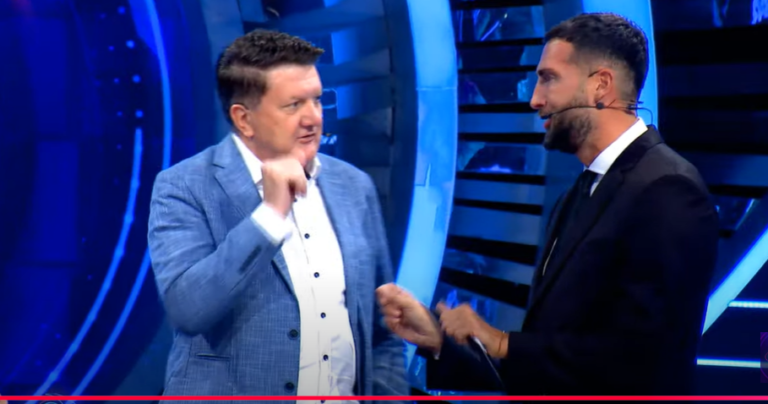 Sapo ngjitet shkallëve të studios së BBVK-së, Milaim Zeka nis me batuta e ngacmime: U vonova se i rash kah Peqini