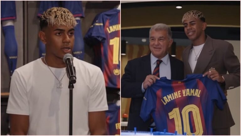 “Jam në klubin më të mirë në botë, nuk kam presion” – Lamine Yamal pas rinovimit dhe numrit 10