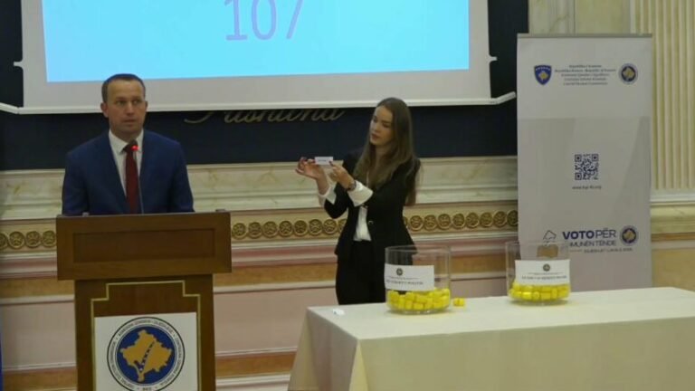 Tërhiqet shorti, kjo është renditja e partive politike në fletëvotim për zgjedhjet lokale