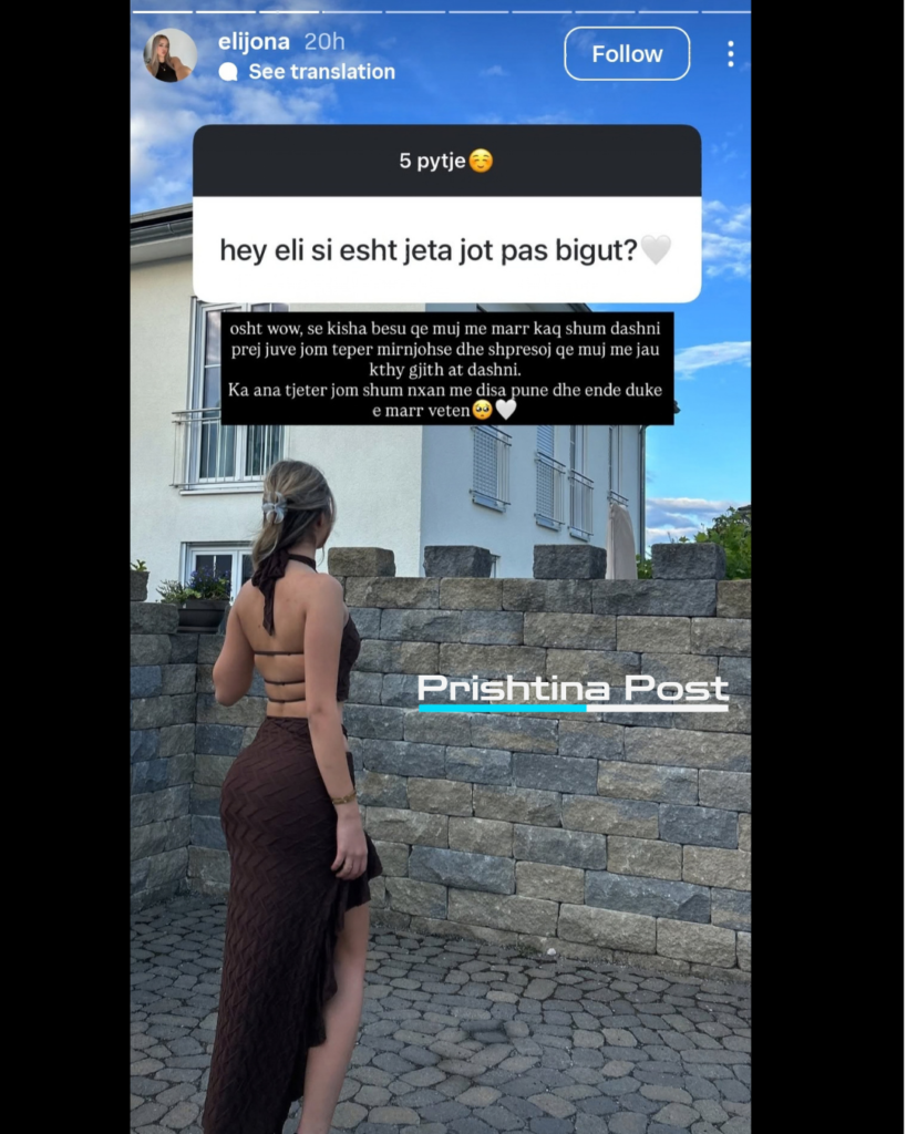 Elijona Blakaj Big Brother Vip Kosova