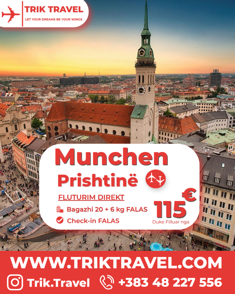 Fluturime Munich Prishtine
