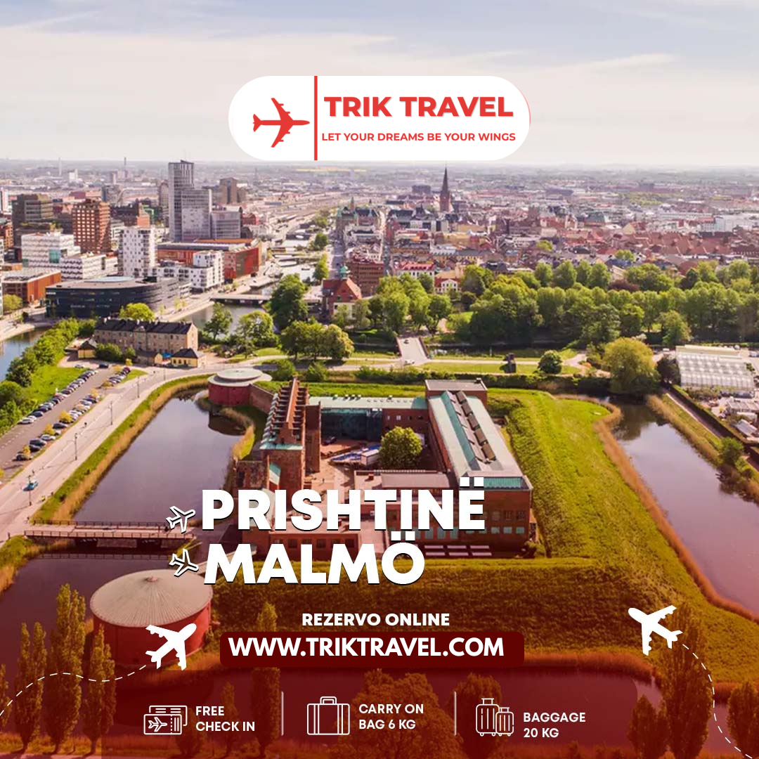Fluturime Direkte Prishtinë Malmo - Trik Travel