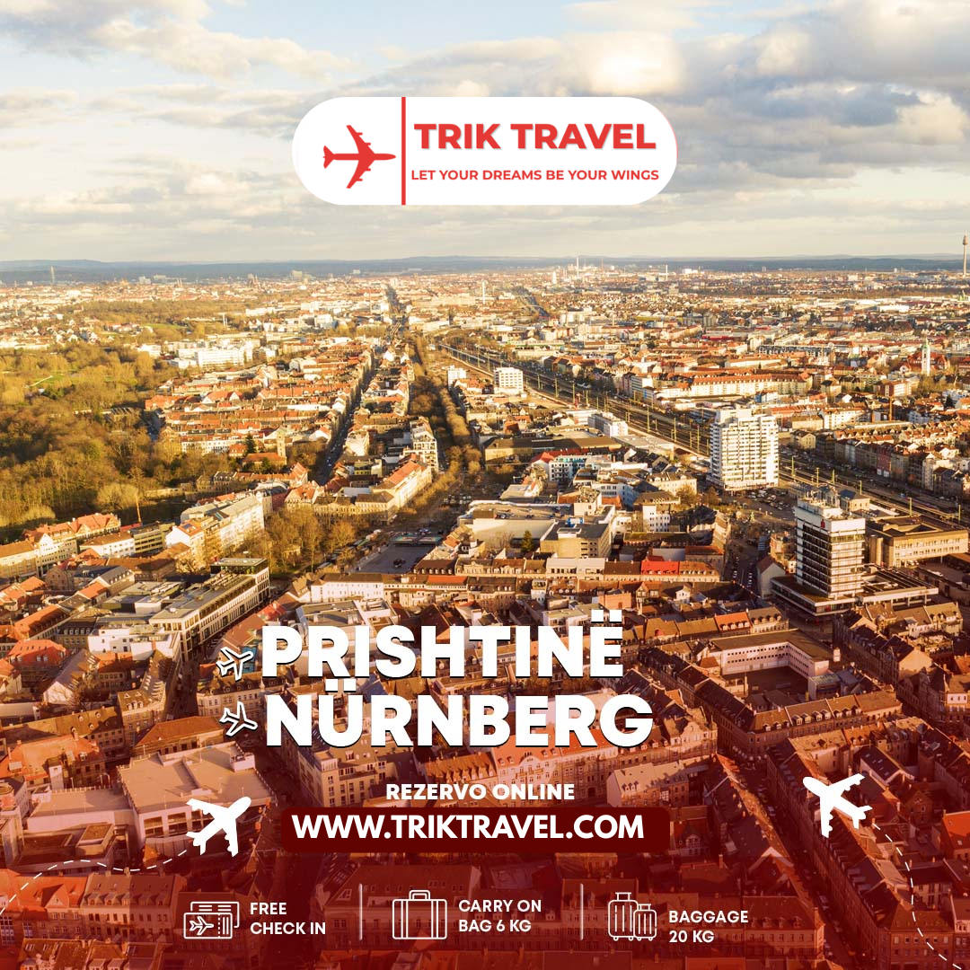 Fluturime Direkte Prishtinë Nurenberg me çmime të lira - Trik Travel