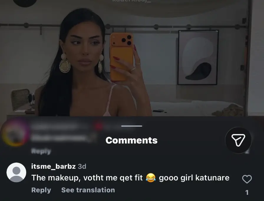 Kader Kicaj befason me stilin e saj të veçantë në Instagram